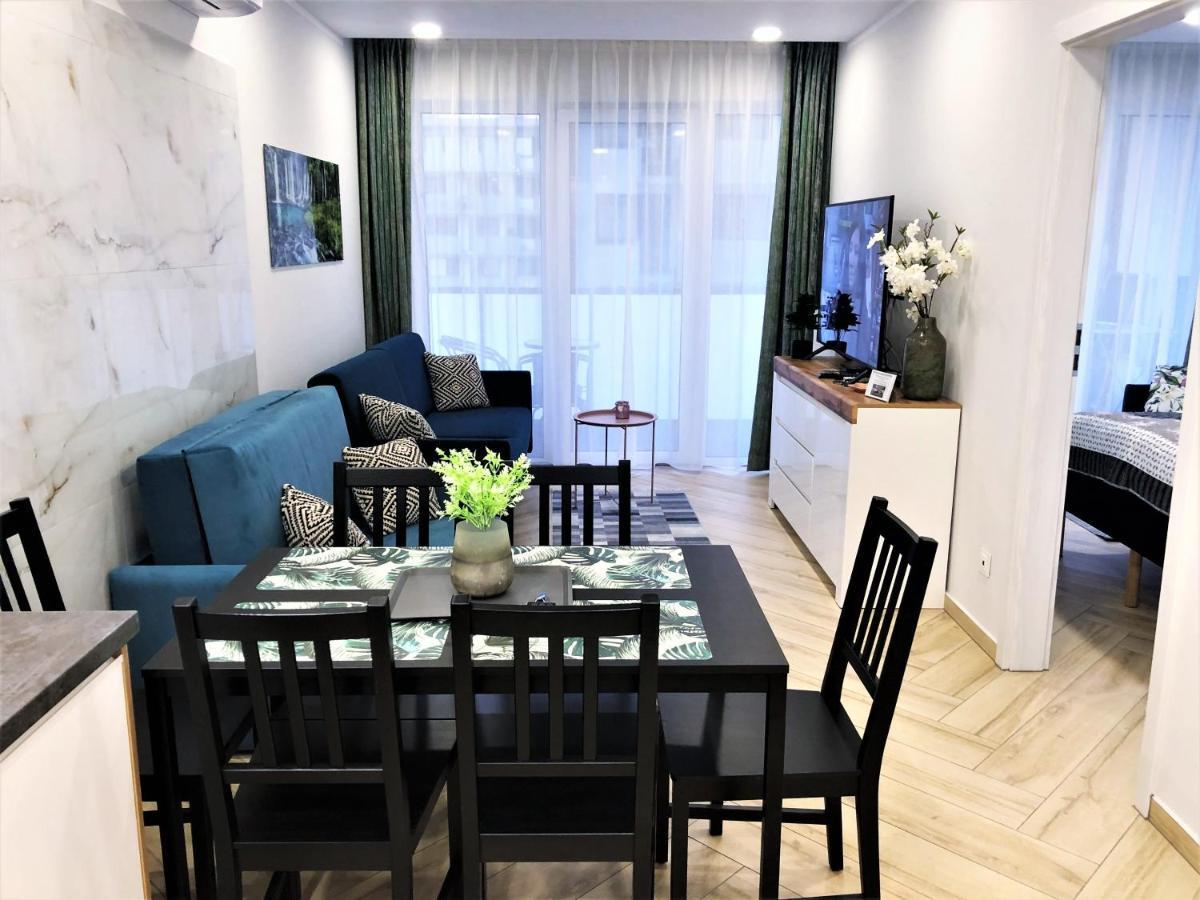 Apartament Superior Blue Przy Plazy- Free Pool, Saunas, Jacuzzi, Fitness, Salzgrotte Kolobrzeg Dış mekan fotoğraf