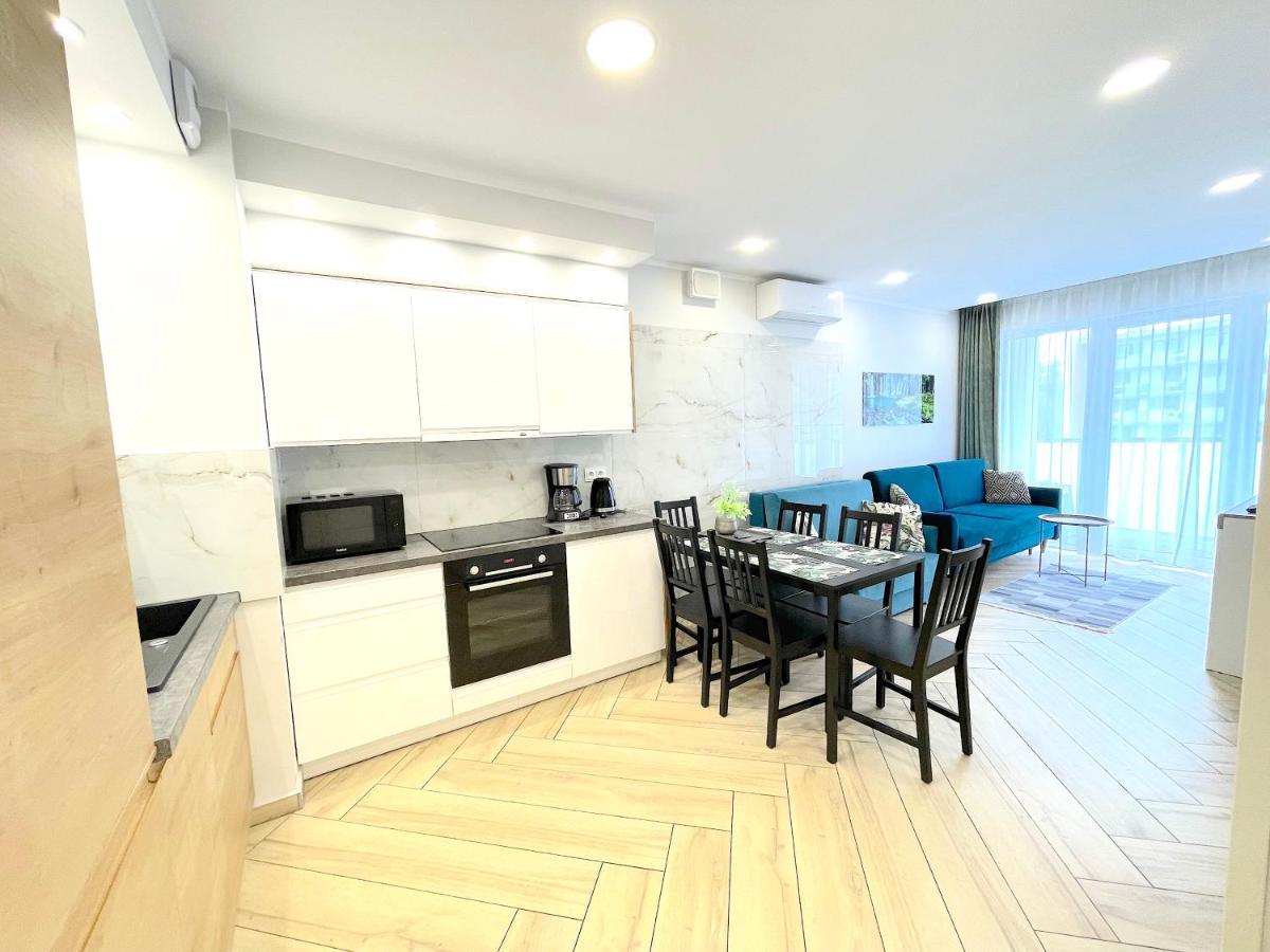 Apartament Superior Blue Przy Plazy- Free Pool, Saunas, Jacuzzi, Fitness, Salzgrotte Kolobrzeg Dış mekan fotoğraf