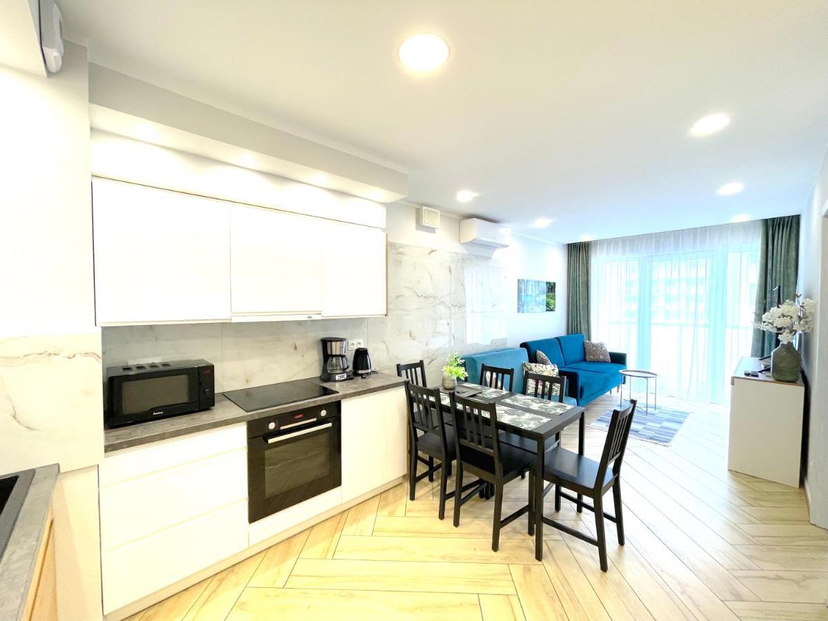 Apartament Superior Blue Przy Plazy- Free Pool, Saunas, Jacuzzi, Fitness, Salzgrotte Kolobrzeg Dış mekan fotoğraf