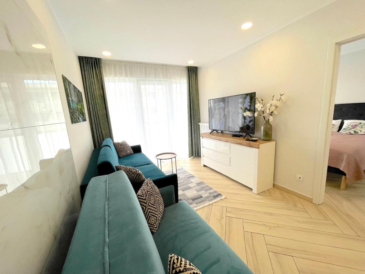 Apartament Superior Blue Przy Plazy- Free Pool, Saunas, Jacuzzi, Fitness, Salzgrotte Kolobrzeg Dış mekan fotoğraf