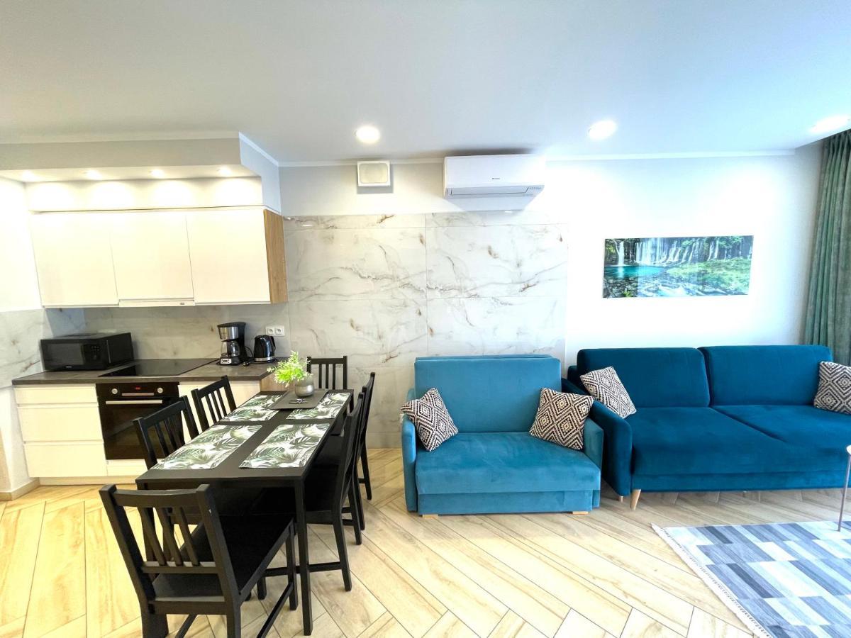Apartament Superior Blue Przy Plazy- Free Pool, Saunas, Jacuzzi, Fitness, Salzgrotte Kolobrzeg Dış mekan fotoğraf