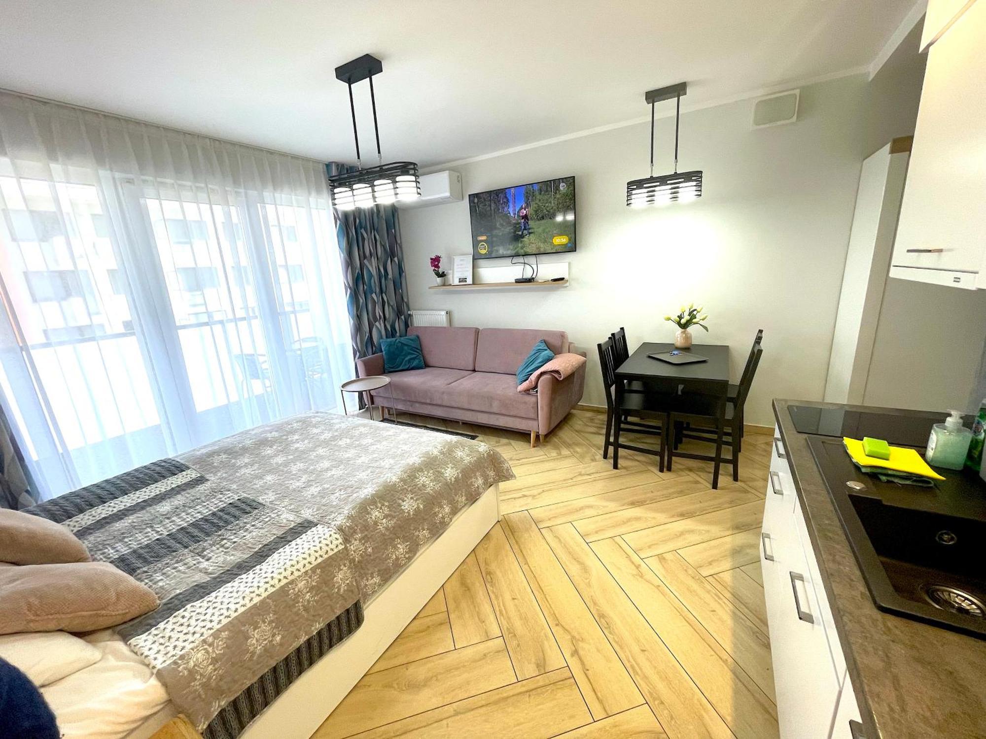 Apartament Superior Blue Przy Plazy- Free Pool, Saunas, Jacuzzi, Fitness, Salzgrotte Kolobrzeg Dış mekan fotoğraf
