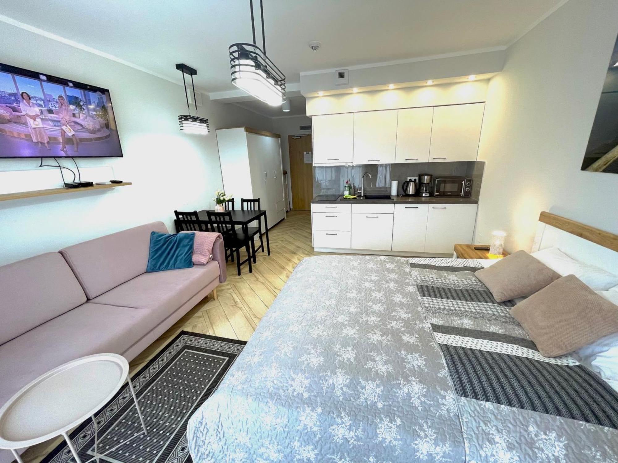 Apartament Superior Blue Przy Plazy- Free Pool, Saunas, Jacuzzi, Fitness, Salzgrotte Kolobrzeg Dış mekan fotoğraf